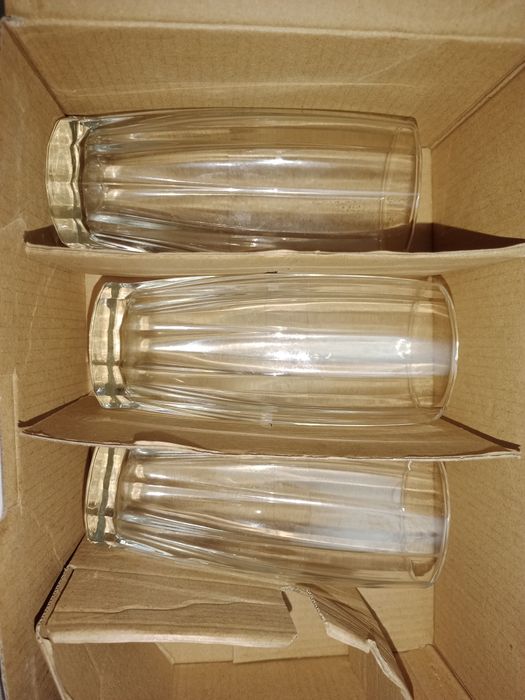 Стаканы, стекло, 4 штуки