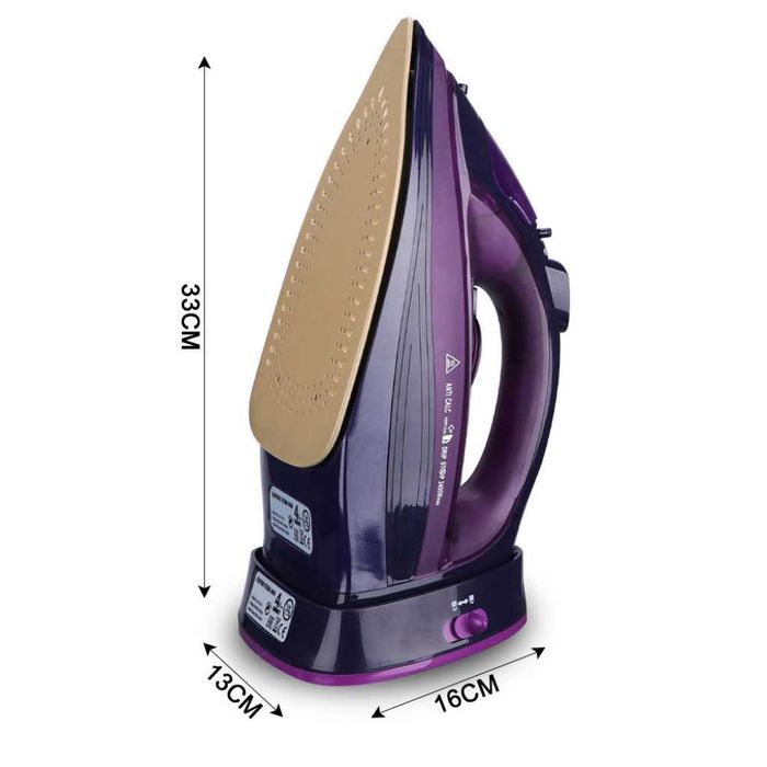 Безжична парна ютия 2400W с керамична плоча