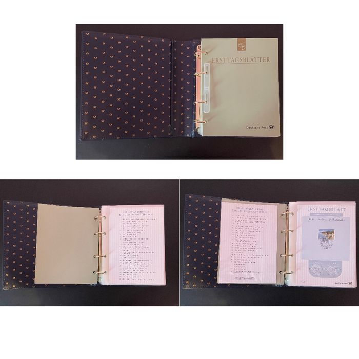 Colecție de 33 de albume cu emisiuni de primă zi Deutsche Post