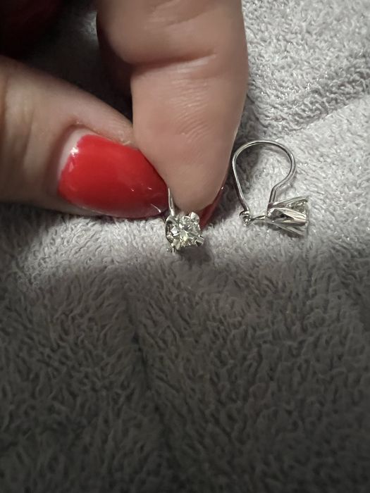 Серьги с бриллиантами