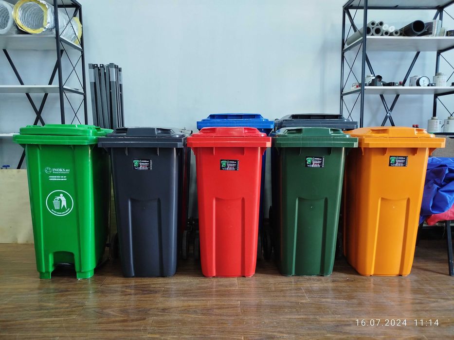 Мусорные баки пластиковые. Новые. Есть доставка