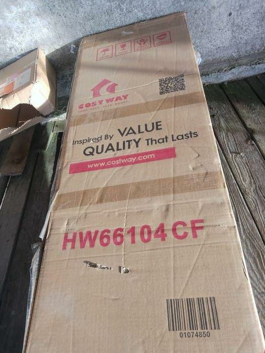 Dulap de bijuterii cu oglinda nou 110 x 32 x 9cm