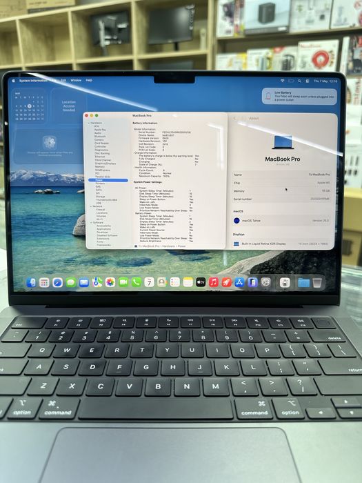 MacBook Pro  14 M5 16/512  б/у 6 цикл