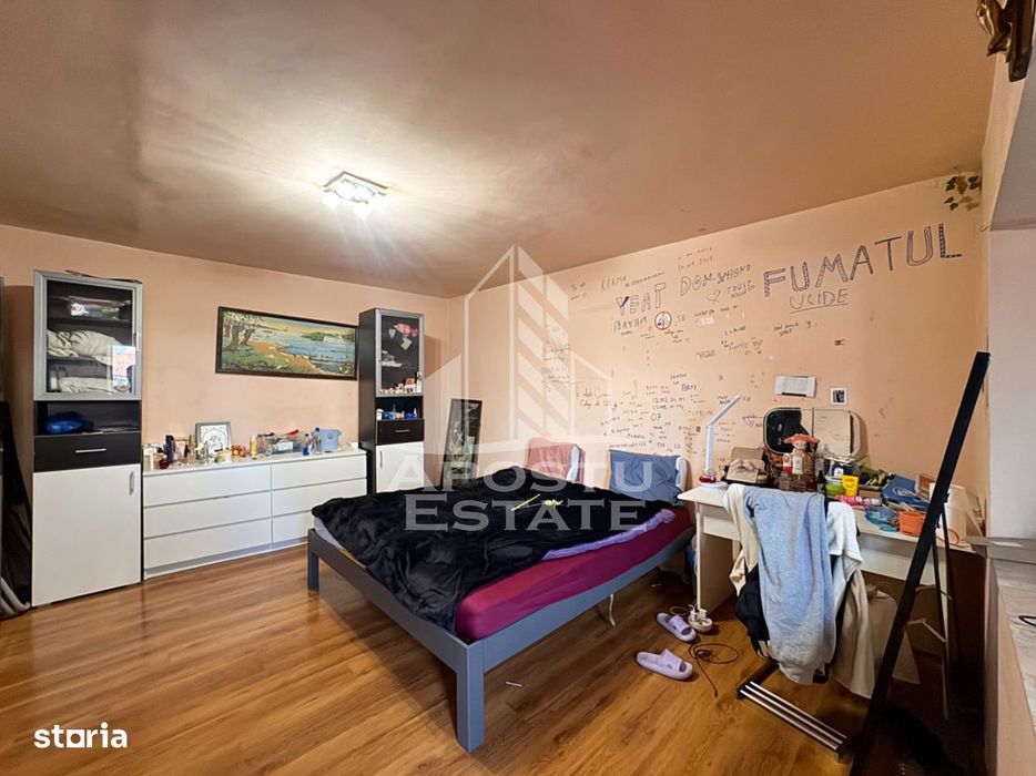 Apartament cu 1 camera, etajul 1, centrala proprie, zona Shopping City