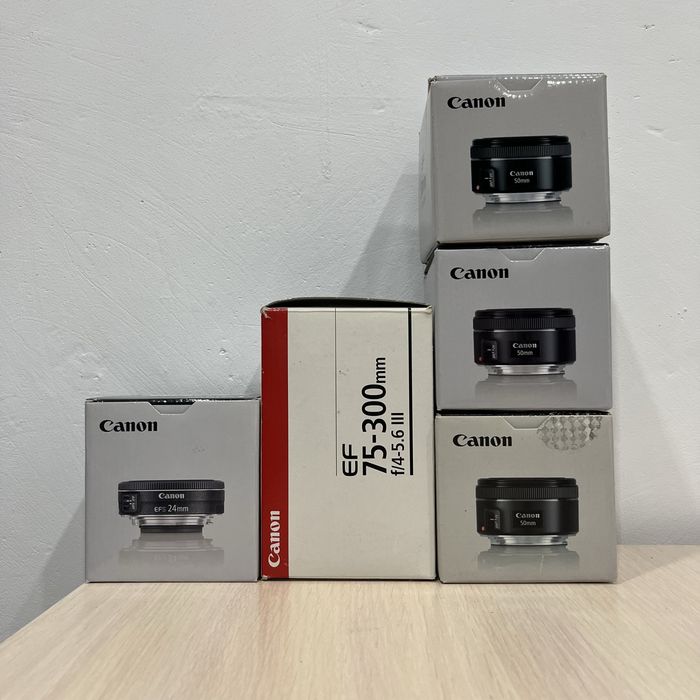 Обьективы Canon RF/EF