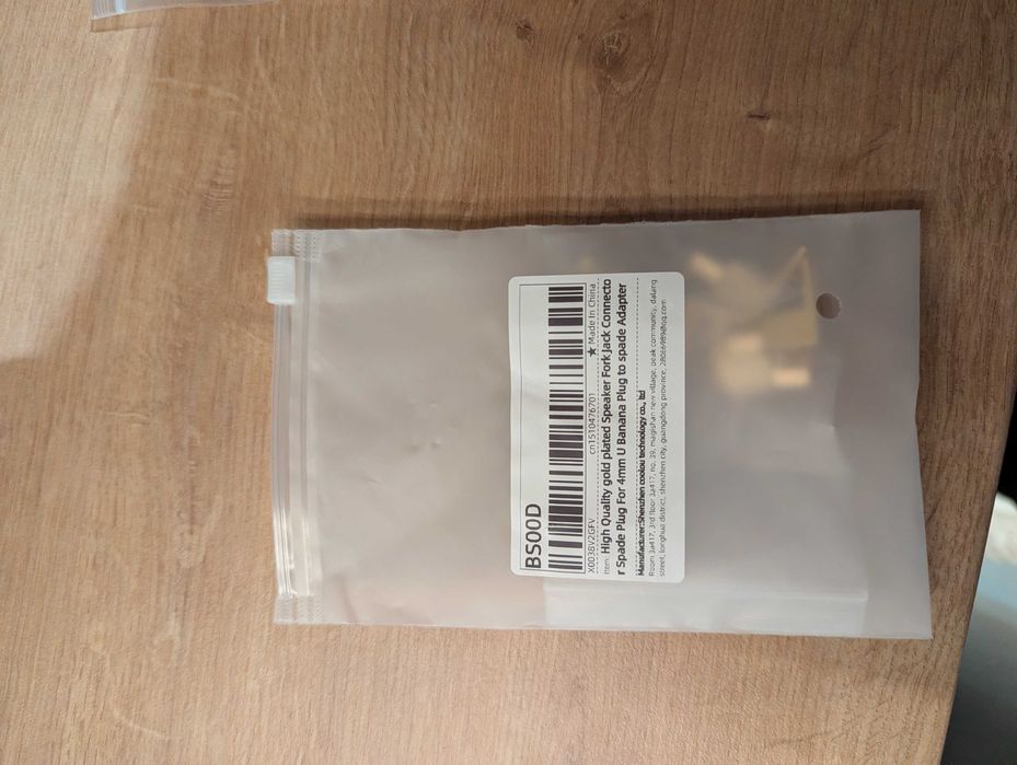 Adaptor bi-wire spada-banana