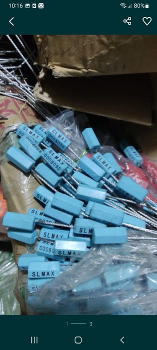 Пломбы тросовые, пластиковые, пломбы наклейки, для газа и электро.: 40 ...