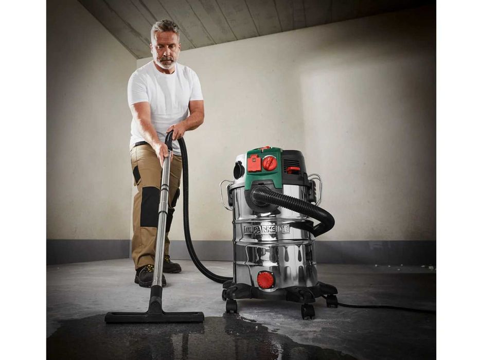 Индустриална Прахосмукачка Parkside 1500w за мокро и сухо почистване