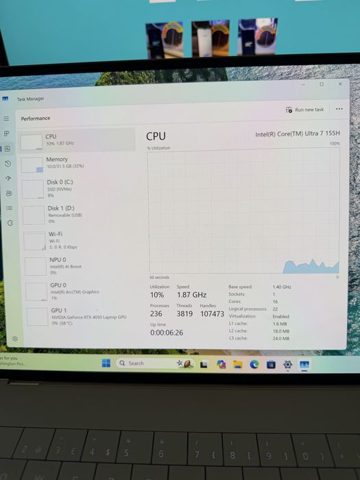 (1) Dell XPS 9440 Ultra 7 155H RTX4050 6G 14.5” 3.2K OLED Touch 1T