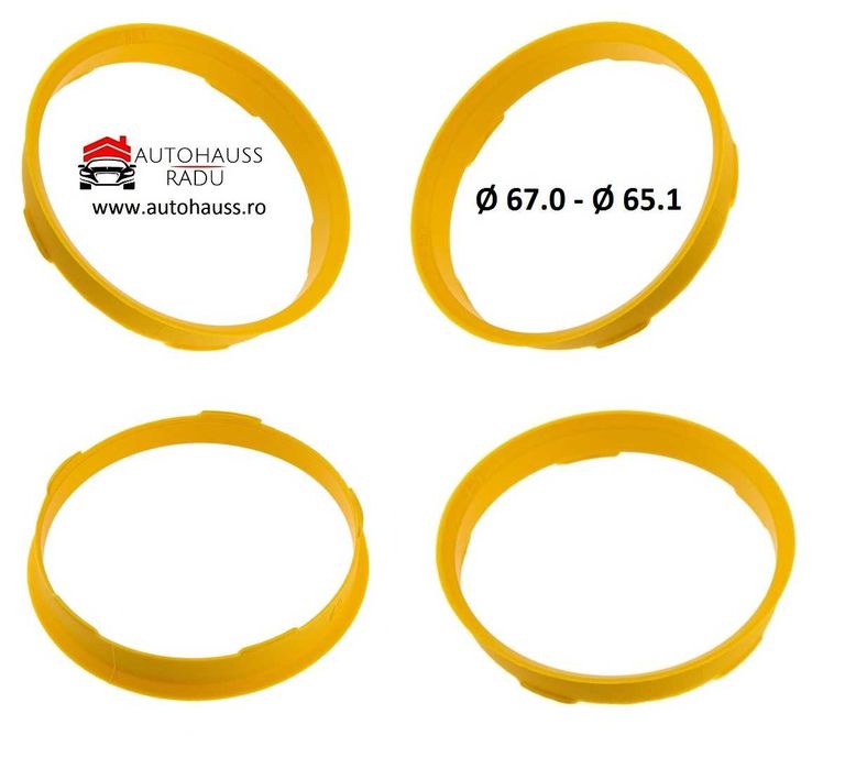 Inele de centrare Ghidaj jante  67.0 - 65.1 Peugeot Opel Citroen Volvo