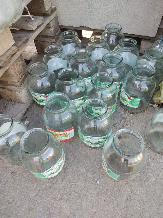 Банки стекляные бу