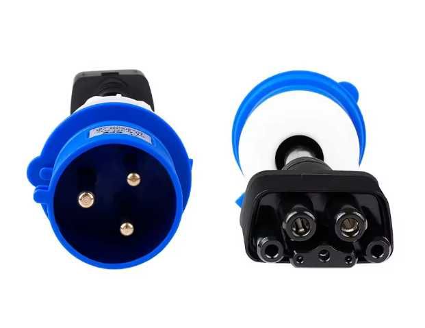 TESLA адаптер 7.4 KW 32A за оригинална зарядна станция на AC (променливо напрежение)