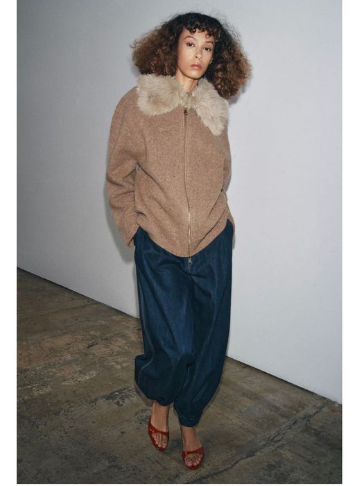 Яке Zara 100% wool L-XL