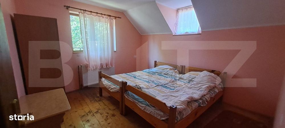 Pensiune + casa pe 5.500 mp, la poalele Muntilor Fagaras – Gura-Vaii
