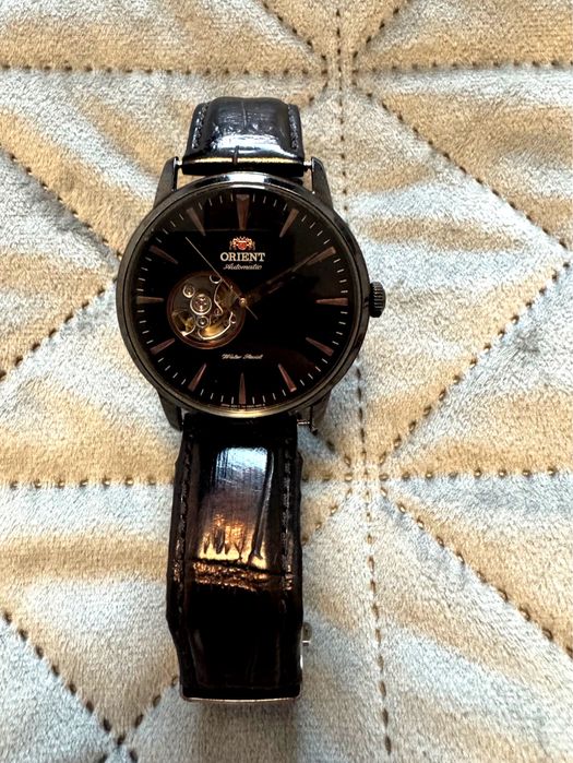 Ceas Orient Negru – Mecanic Japonez de Calitate, Super Ofertă!