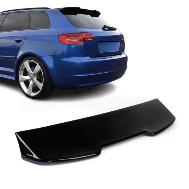 Eleron Luneta Portbagaj Spoiler RS Style AUDI A3 8P Hatchback 4 USI, Negru Lucios