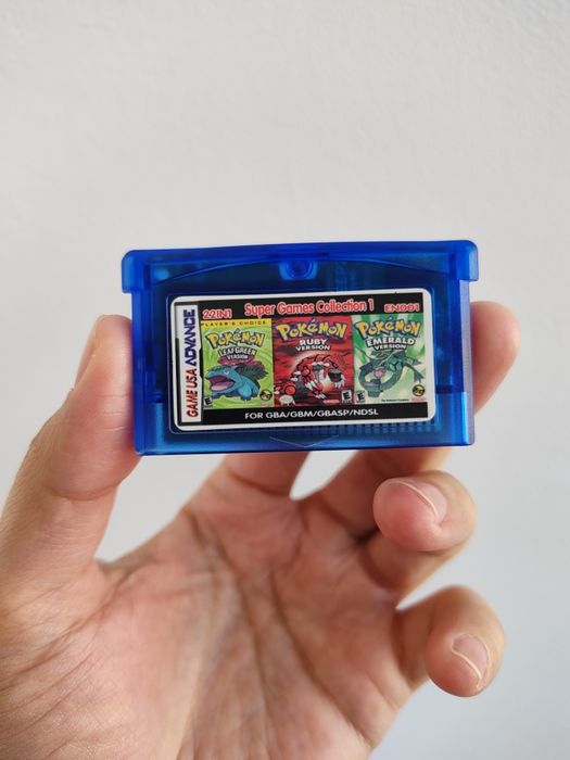 Caseta cu 22 jocuri gameboy advance  ds lite