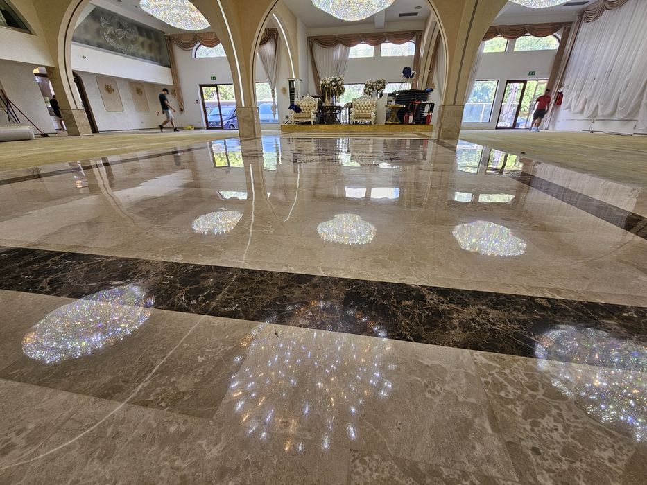 Șlefuire  și lustruit marmura,mozaic,travertin si granit
