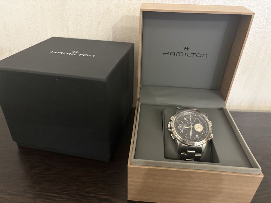 Hamilton khaki navy regatta automatic