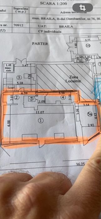 Inchiriez spatiu comercial