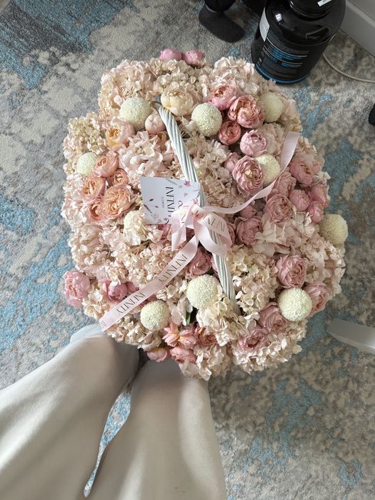 Болшая корзина  , цветы