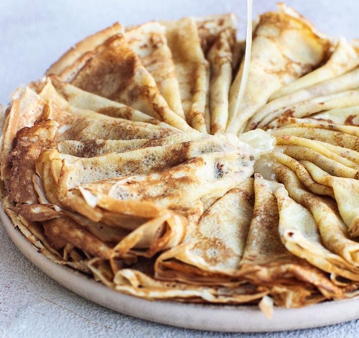 Домашние, свежие блинчики