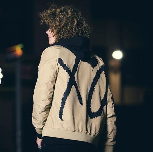 XO The Weeknd X H&M Bomber Jacket страхотно яке/бомър - L