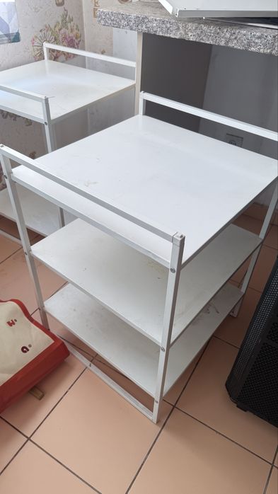 Полка стеллаж белые