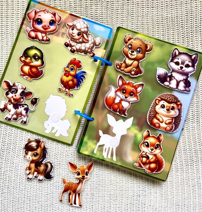 Албум играчка с лепенки, за деца  | ръчна изработка