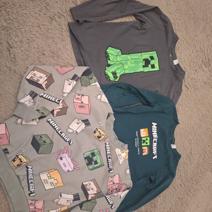 Adidas lego 6-7 блуза и okaidi дънки 7. Блузи minecraft h&m