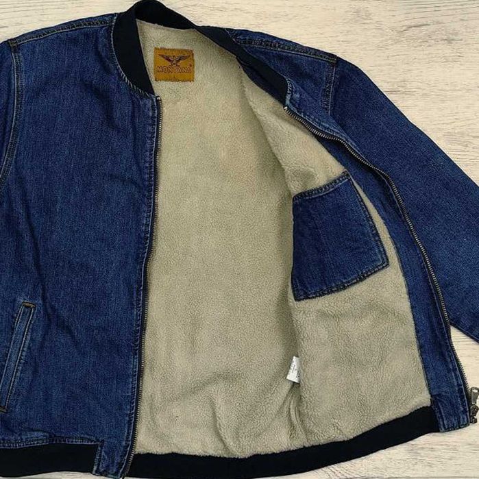 Джинсовые куртки "Montana" (бомбер, тип III, шерпа)