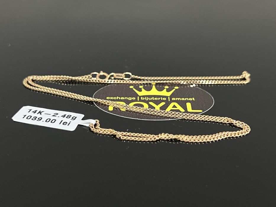 Bijuteria Royal CB : Lant aur 14k 2,48 grame