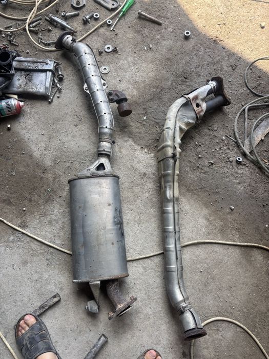 Mark 2 90 выхлопная трасса банка глушитель