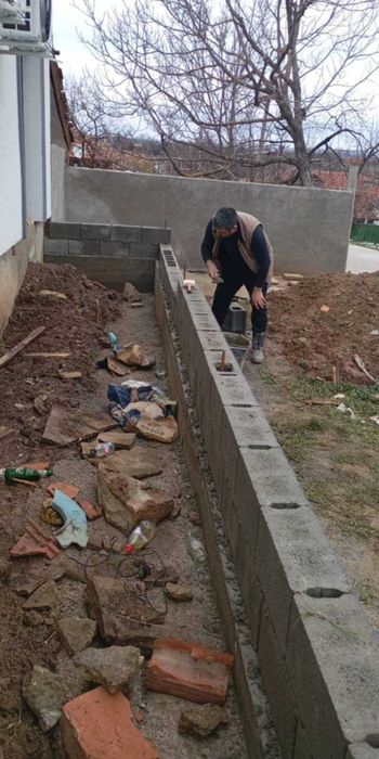 покриви,зидария, топлоизолация,боя,гранитогрес,фаянс, вик, ел