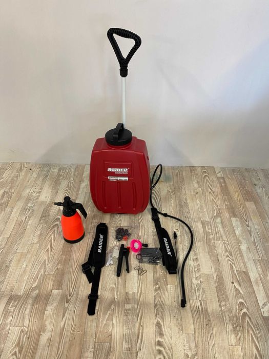 098103	Пръскачка 16L 12V 10Ah 4.5bar 5L/min 8m с количка BKMD04