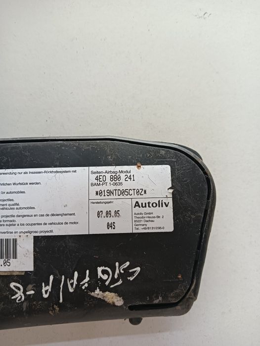 Airbag Scaun Stanga Fata Audi A8 Ii 4E2, 4E8 2002 - 2010 4E0880241