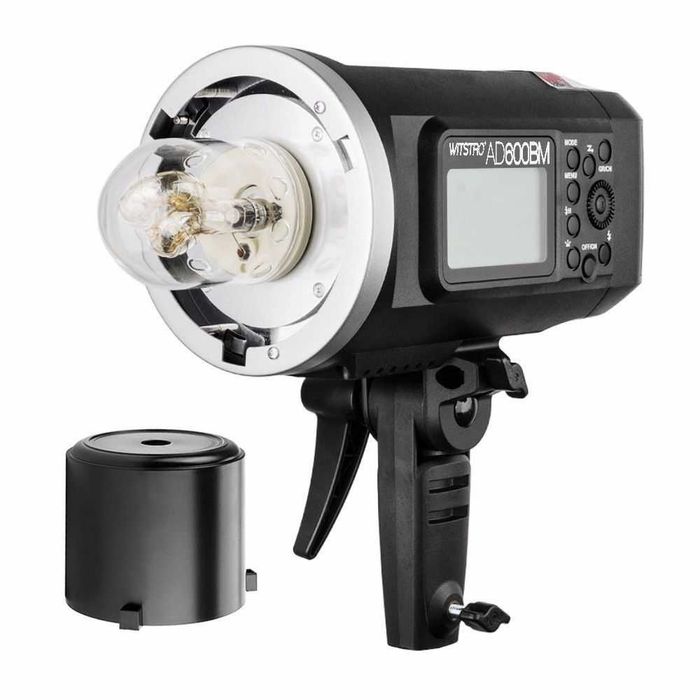 Godox AD600BM + Sinxranizator + shtativ + box + nasadki