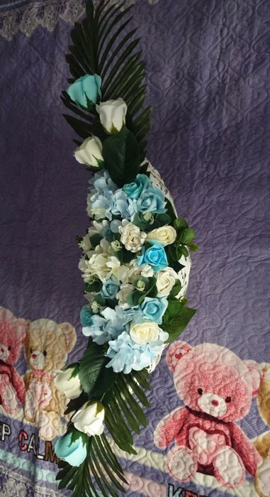 Aranjament flori sapun