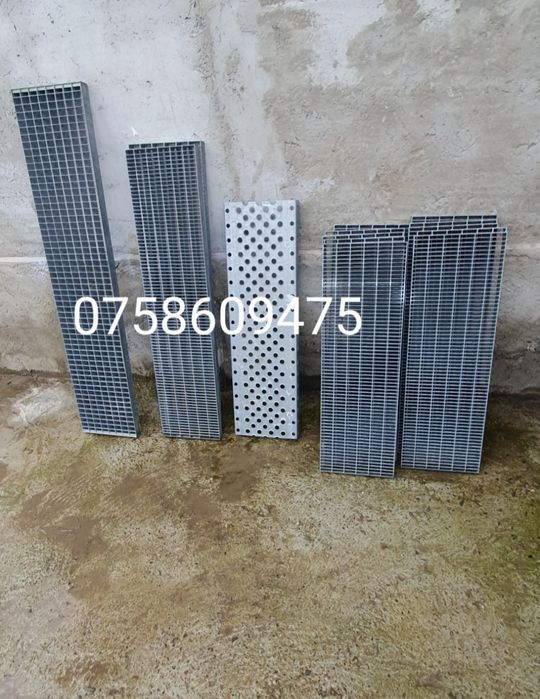 Grilaje-trepte zincate 39x118