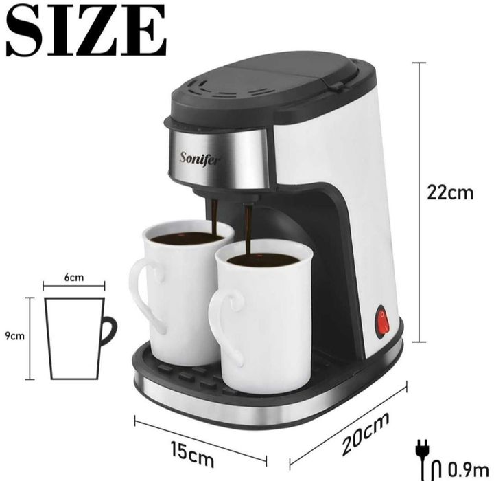 Капельная кофемашина кофеварка coffee Sonifer sf-3540 американо латте