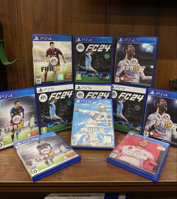 Игры для PlayStation 4/5 Fifa (15,16,18,19,20,24)