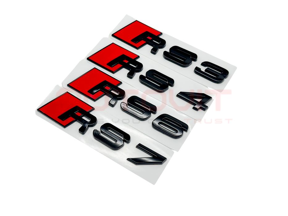 Audi надпис rs3 rs4 rs5 rs6 rs7 sq5 sq7 бадж