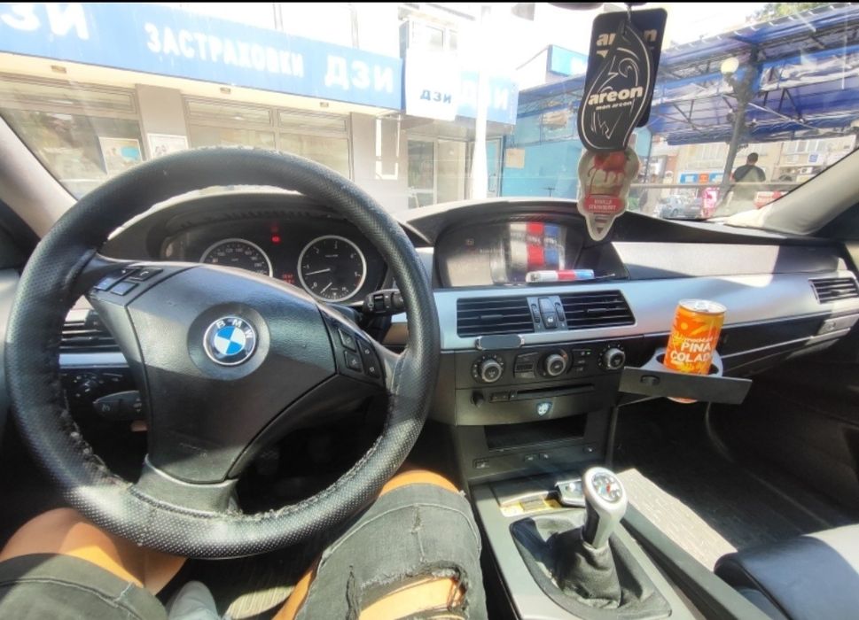 BMW e60 530d-5 Series 3000 Diesel 218 k.c Кожен салон подгрев седалки