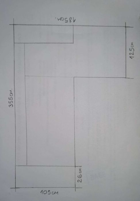 Ъглов диван (десен ъгъл)