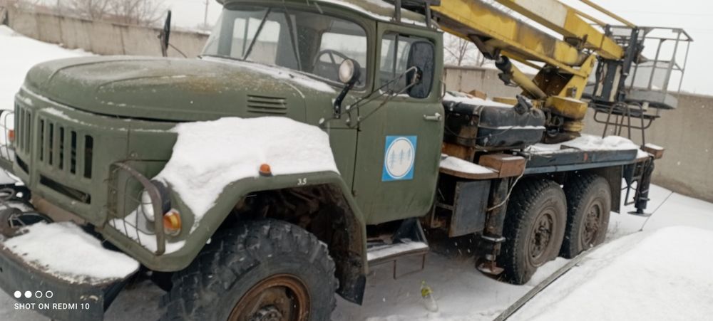 Автовышка на базе ЗИЛ 131 агп18