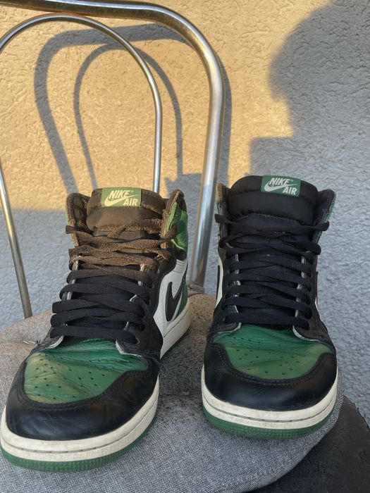 Sneakers Air Jordan 1 Nike High Pine Green OG Autentici