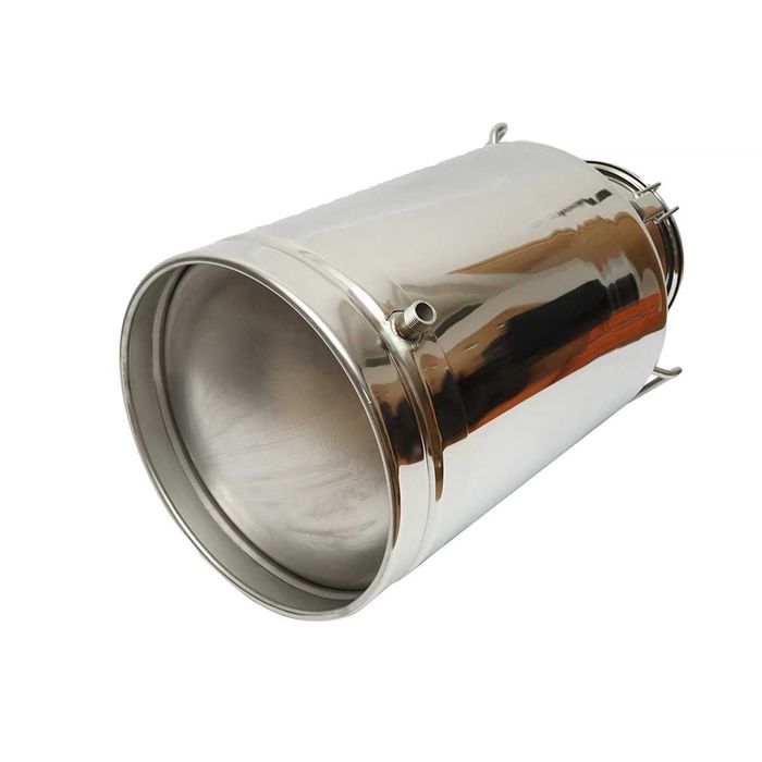 Bidon inox pentru lapte, 40 litri cu mufa pentru robinet