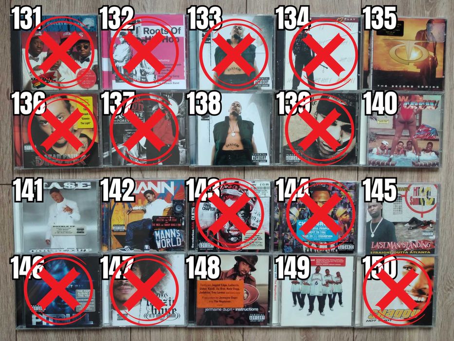 Hip-Hop Rap Music Albums CD's Оригинални Рап Музикални Дискове Хип-Хоп