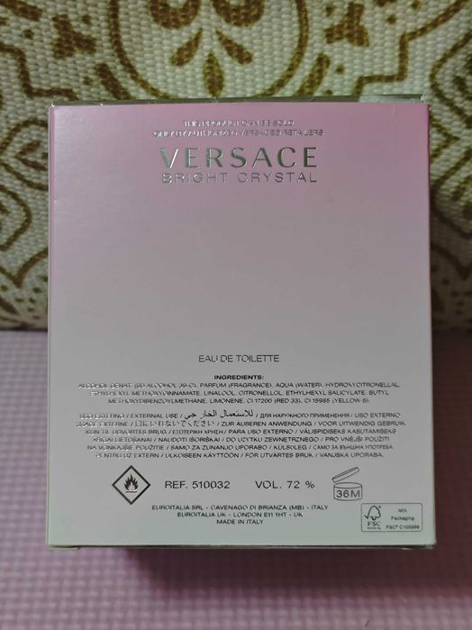 Духи Versace Bright Crystal 90ml