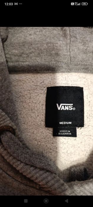 Hanorac Bumbac cu glugă și buzunare Vans